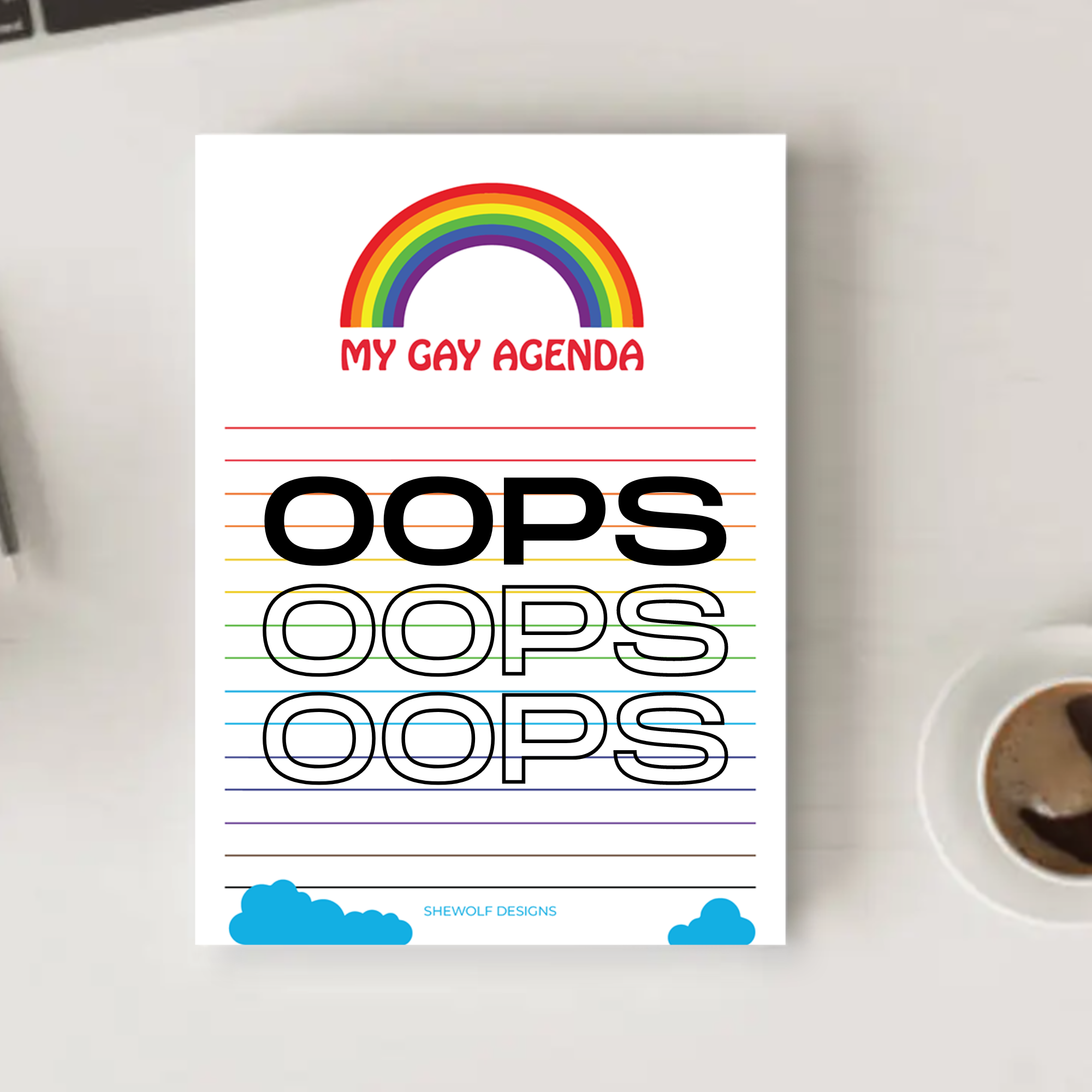 OOPS! Imperfect Notepads – SHEWOLF