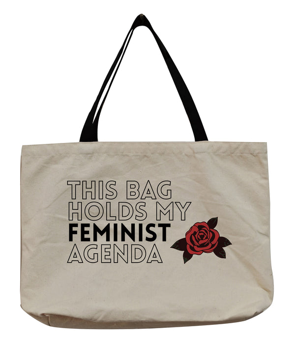 Feminist agenda tote